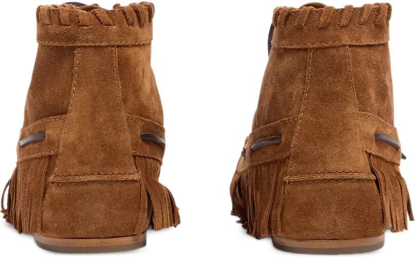 DSQUARED2 Veterlaarzen met franje detail Bruin - Foto 3