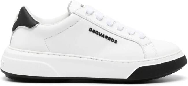 DSQUARED2 Sneakers met logo-reliëf Wit