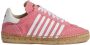 Dsquared2 Espadrilles met veters en streepdetail Roze - Thumbnail 1