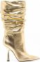 DSQUARED2 Pumps met gesmockt detail Goud - Thumbnail 1