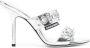 DSQUARED2 110 mm Gothic leren muiltjes Zilver - Thumbnail 1