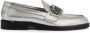 Dsquared2 Gothic metallic leren loafers Zilver - Thumbnail 1