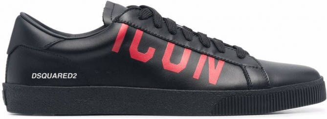 DSQUARED2 Icon low-top sneakers Zwart