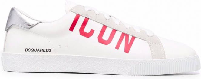 DSQUARED2 Sneakers met print Wit