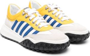 Dsquared2 Kids Sneakers met colourblocking Wit