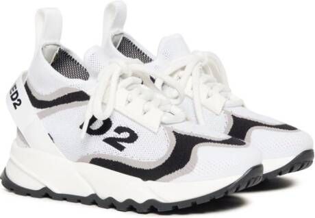 Dsquared2 Kids Sneakers met logo Wit