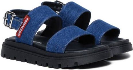 Dsquared2 Kids Slingback sandalen Blauw