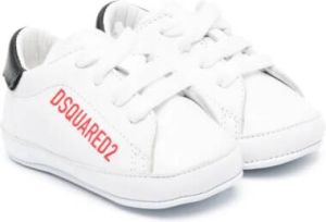 Dsquared2 Kids Leren sneakers Wit
