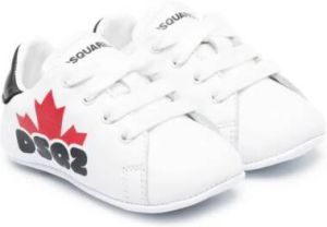 Dsquared2 Kids Leren sneakers Wit