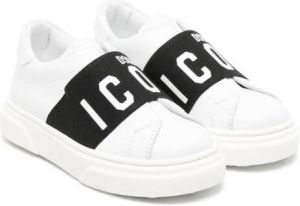 Dsquared2 Kids Leren sneakers Wit