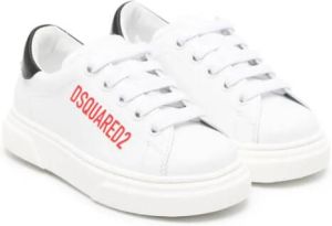 Dsquared2 Kids Leren sneakers Wit