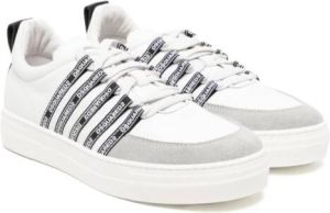 Dsquared2 Kids Leren sneakers Wit