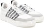 DSQUARED2 KIDS Leren sneakers Wit - Thumbnail 1