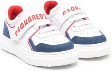 Dsquared2 Kids Leren sneakers Wit