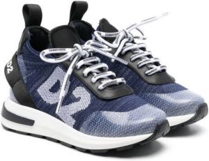 Dsquared2 Kids Sneakers met logoprint Blauw