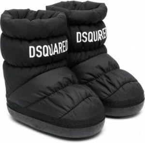 Dsquared2 Kids Snow boots met veters Zwart