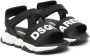 DSQUARED2 KIDS Sandalen met logoprint Zwart - Thumbnail 1