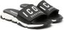 DSQUARED2 KIDS Sandalen met klittenband Zwart - Thumbnail 1