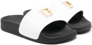 Dsquared2 Kids Sandalen met logo Wit
