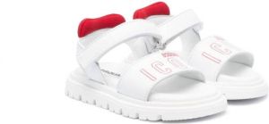Dsquared2 Kids Sandalen met tekst Wit
