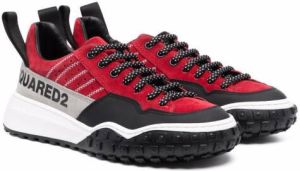 Dsquared2 Kids Sneakers met colourblocking Rood