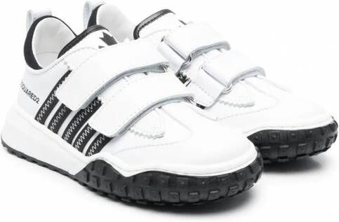 Dsquared2 Kids Sneakers met klittenband Wit
