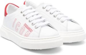 Dsquared2 Kids Sneakers met logoprint Wit