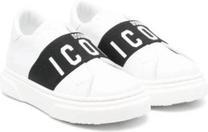 Dsquared2 Kids Sneakers met logoprint Wit