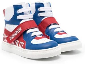 Dsquared2 Kids Softy high-top sneakers Blauw