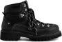 Dsquared2 leather hiking boots Zwart - Thumbnail 1