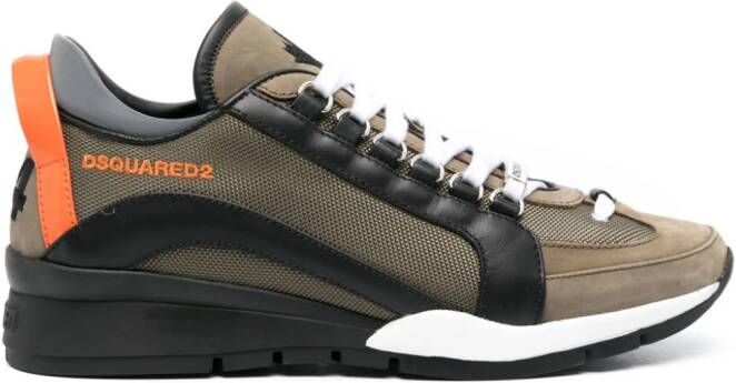 Dsquared2 Legendary sneakers met vlakken Groen