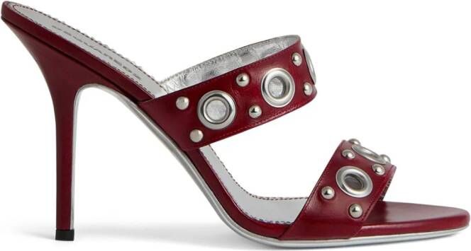 DSQUARED2 Leren sandalen Rood