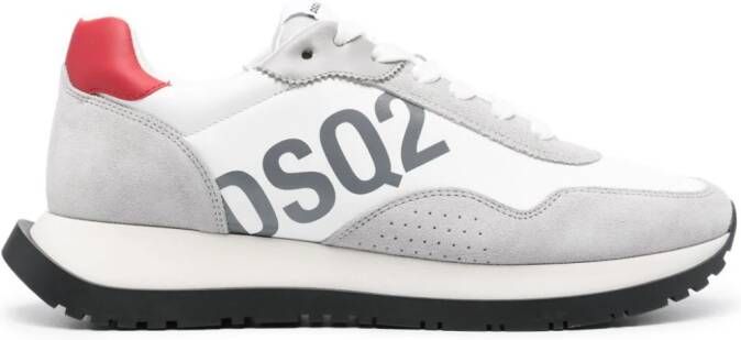 DSQUARED2 Leren sneakers Wit