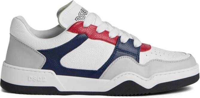 DSQUARED2 Leren sneakers Wit
