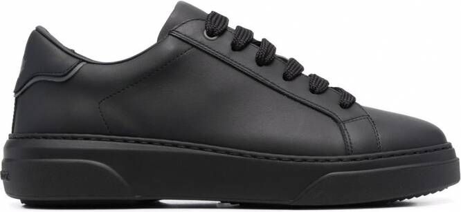 DSQUARED2 Leren sneakers Zwart