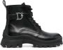 DSQUARED2 Leren laarzen Zwart - Thumbnail 1