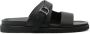 DSQUARED2 Slippers met logo gesp Zwart - Thumbnail 1