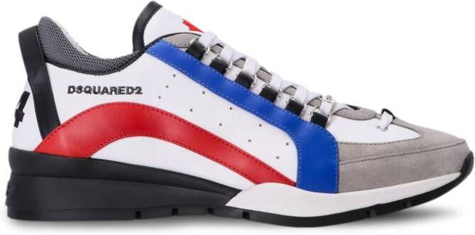 DSQUARED2 Sneakers met geborduurd logo Grijs