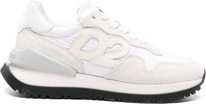 Dsquared2 Leren sneakers Wit