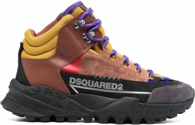 Dsquared2 Sneakers met logoprint Bruin