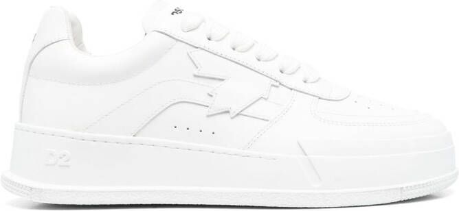 DSQUARED2 Sneakers met logoprint Wit