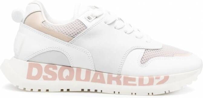 DSQUARED2 Sneakers met logoprint Wit