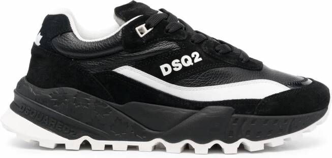 DSQUARED2 Sneakers met logoprint Zwart