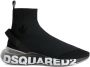 Dsquared2 Soksneakers met logoprint Zwart - Thumbnail 1
