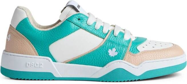 DSQUARED2 Leren sneakers Wit