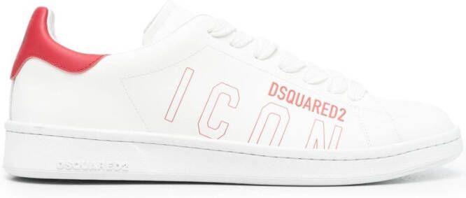 DSQUARED2 Maple-Leaf low-top sneakers Wit