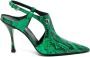 DSQUARED2 Mary Jane leren pumps Groen - Thumbnail 1