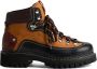 Dsquared2 panelled leather hiking boots Bruin - Thumbnail 1
