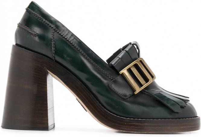 Dsquared2 Pumps met franje Groen