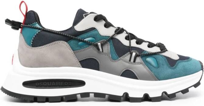 DSQUARED2 Run sneakers met vlakken Blauw
